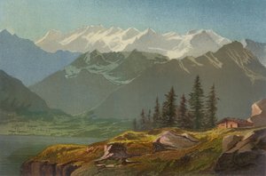 Oberland bernés con el lago de Lucerna de Unbekannt Unbekannt
